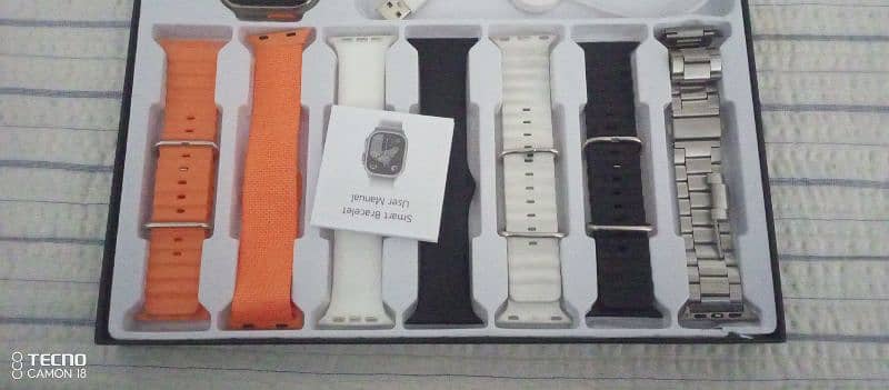 ULTRA SERIES 9 (7 IN 1 STRAP) PACKAGE BOYS AND GIRLS SMART WATCH 4