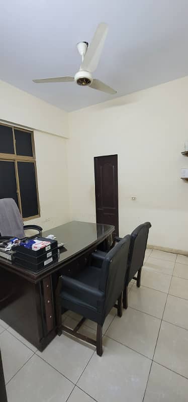 Ground floor portion office for rent 1200sqft in shahar e Faisal. 2