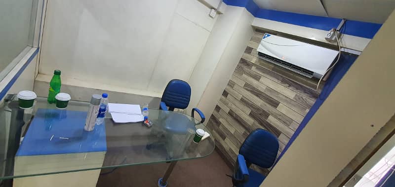 Full furnished office for rent 900sqft in shahar e Faisal. 4