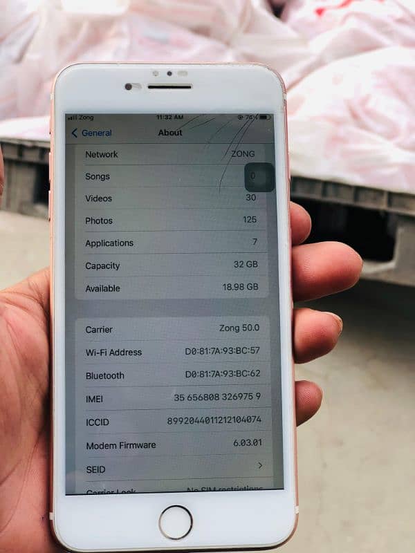 iphone 7 plus official PTA Approved 33GB 4