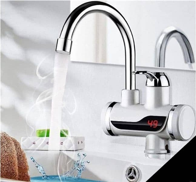 instant water tap electric geyser for bathroom and kitchen basin 1