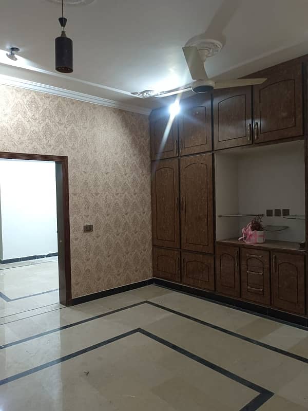 10marla 3beds DD TV lounge kitchen attached baths neat clean ground portion for rent in G 13 3 islamabad 0