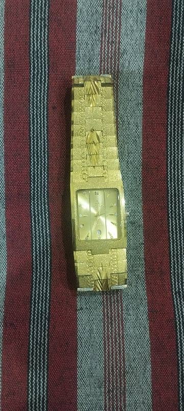 Fitron 22k electro gold plated watch for sale 1