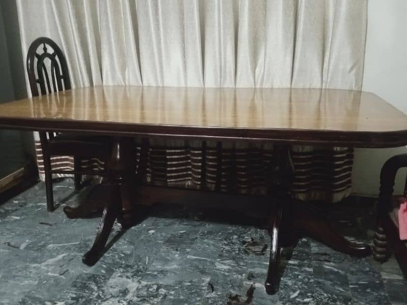 solid wood dining table 1