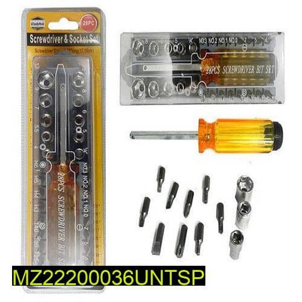 Screwdriver set available upon delivery only 1099 PKR. 2