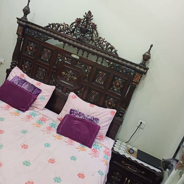 King bed  | tow side table | one dressing table | high quality 1