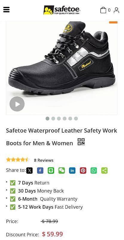 Safety Shoes Safetoe 8