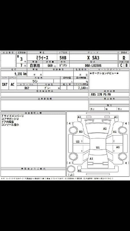 Mira 2021. XSA3 unregistered 9100 km only 3