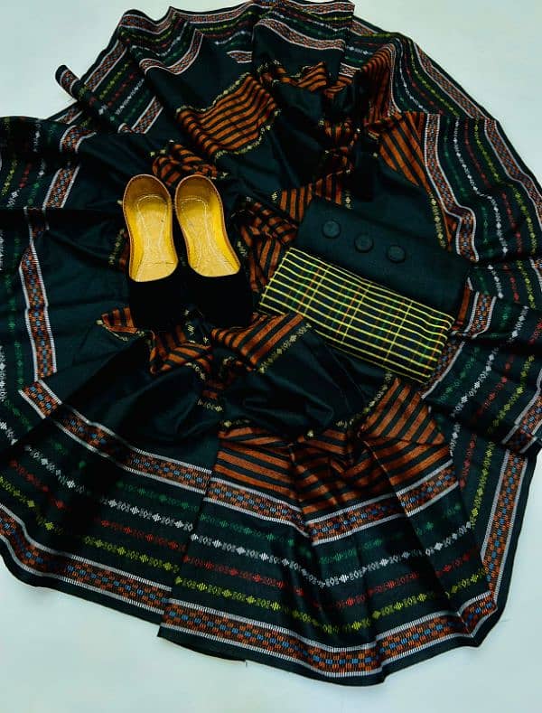 3pc Ladies suit / Formal dresses / Dhanak suit / Winter Collection 4