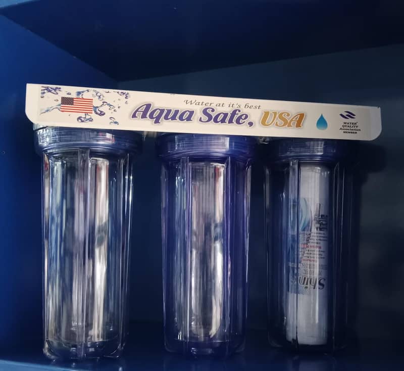 So Safe Three Stage Water Purification System with UV Lamp 9" 6