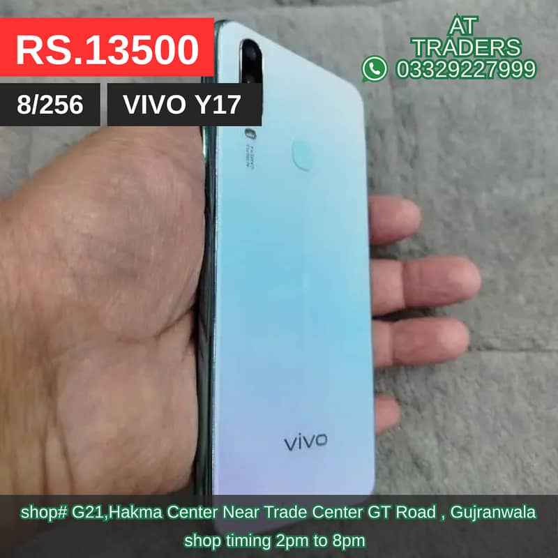 Vivo Y17  8/256, Vivo S1 8/256, Oppo Reno Z, Oppo F15, Oppo F11 2