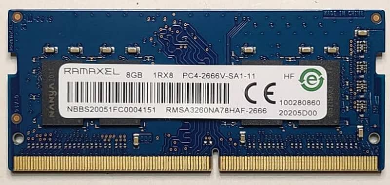 8GB Ram DDR4 0