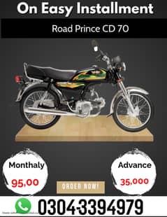 Road Prince CD 70 Passion 2024 on Easy Installment