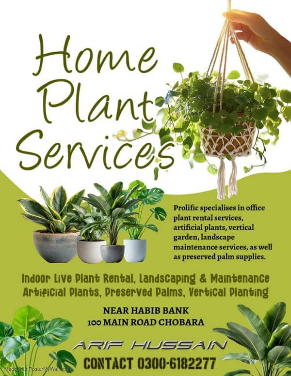 "Greener Living: Expert Home Plant Care & Maintenance Service " 0