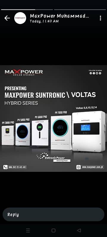 MaxPower pv7000 pro new pin pack 0