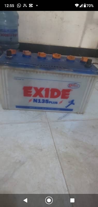 exide 135 17 plate battery with perfect backup 0