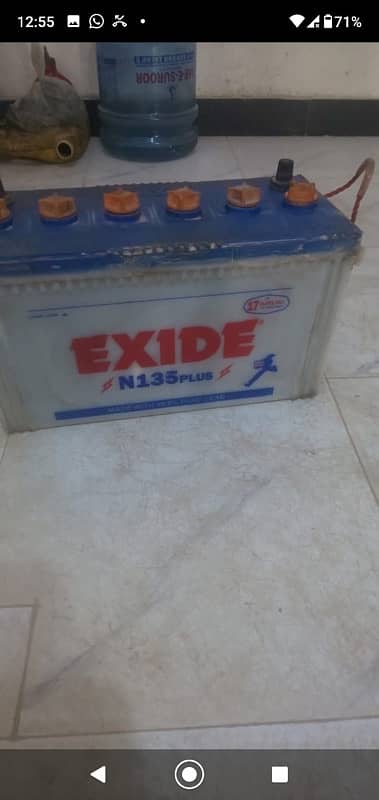 exide 135 17 plate battery with perfect backup 2