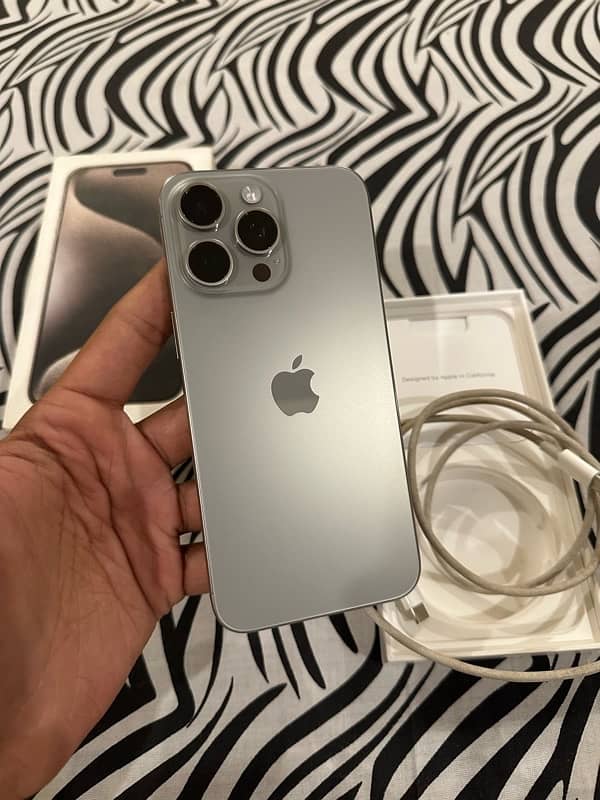 IPhone 15 Pro Max 256GB LLA Pta Approved 0