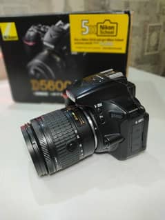 Nikon D5600 with 18-55mm lens