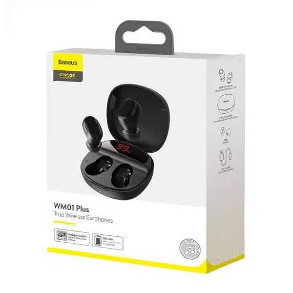 Baseus WM01 Plus True Wireless Earbuds/Earphones 1