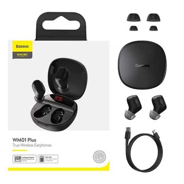 Baseus WM01 Plus True Wireless Earbuds/Earphones 3