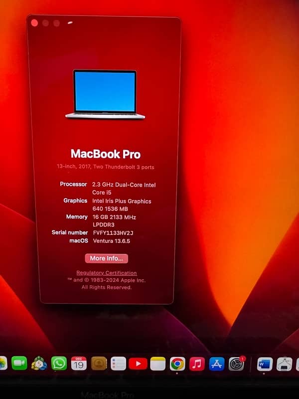 Apple macbook pro 2017 2