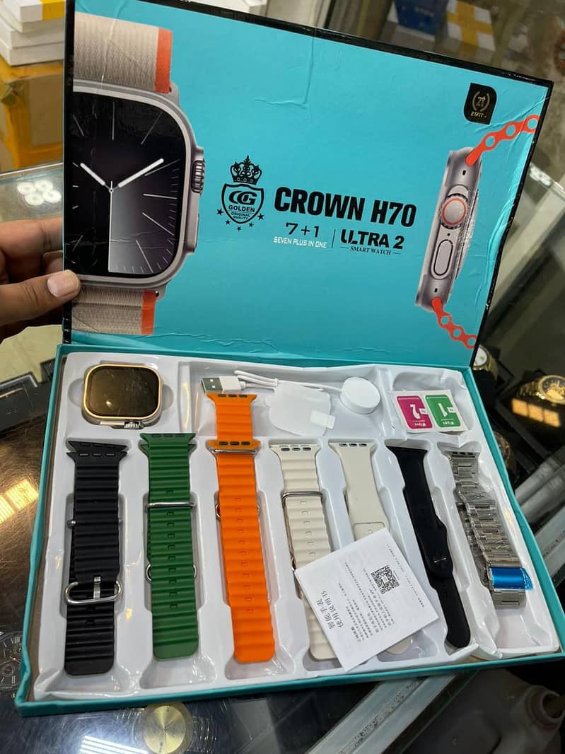 Crown H70 Ultra Smart Watch: Stylish, Durable, and Feature-Packed 0