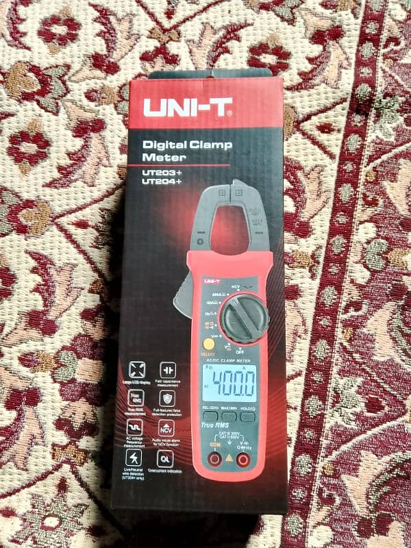 Unit 203+ Ac Dc Clamp Ampare meter 6