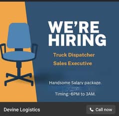 Need sales executive for USA truck dispatching