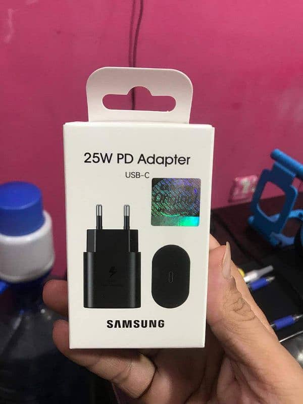 Samsung 15W,25W,45W,65W 100% orignal Superfast charger available. 6