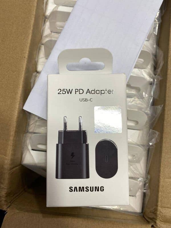 Samsung 15W,25W,45W,65W 100% orignal Superfast charger available. 10