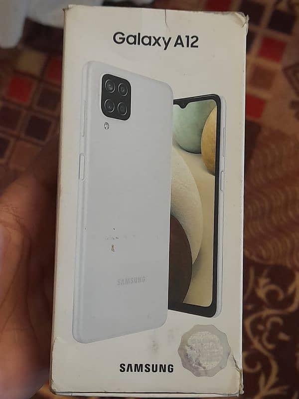 samsung A 12 with box 0