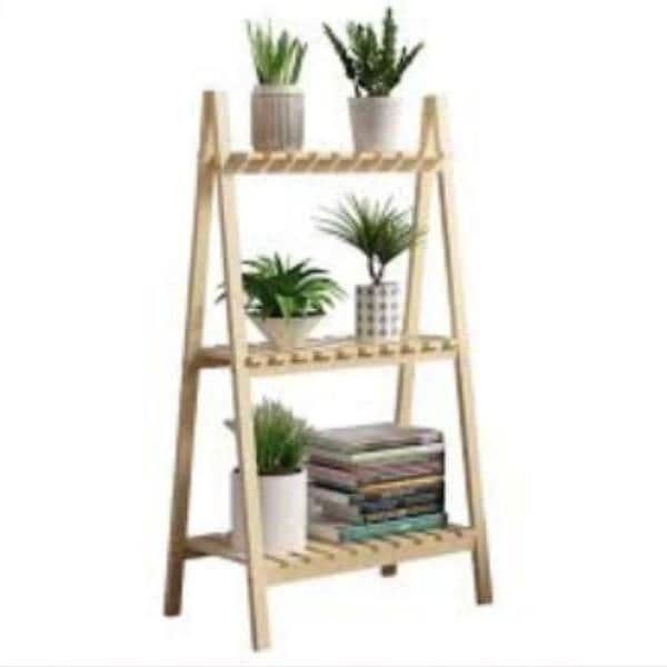 3 Tier Wooden Flower Pot Planter 3