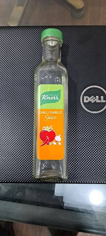 glass bottles per dozen for ketchup etc 3