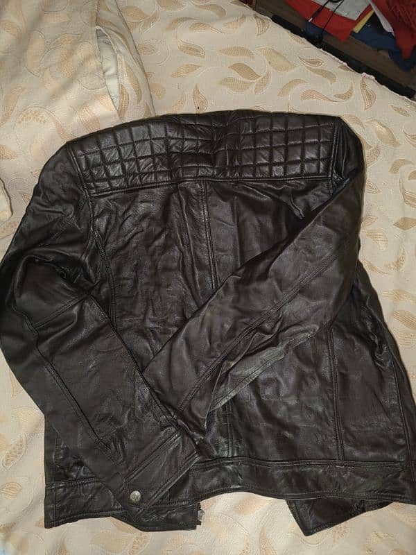 100% Sheep Leather 2XL Jacket New 1