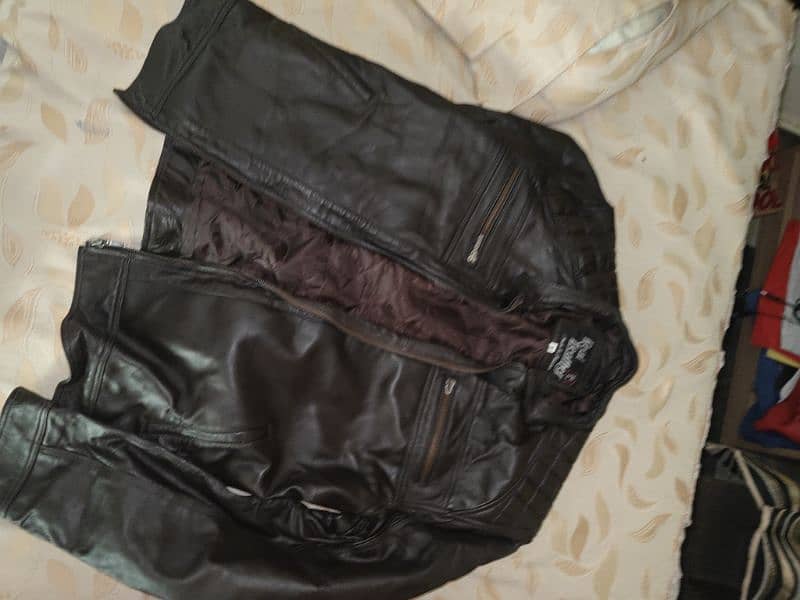 100% Sheep Leather 2XL Jacket New 2