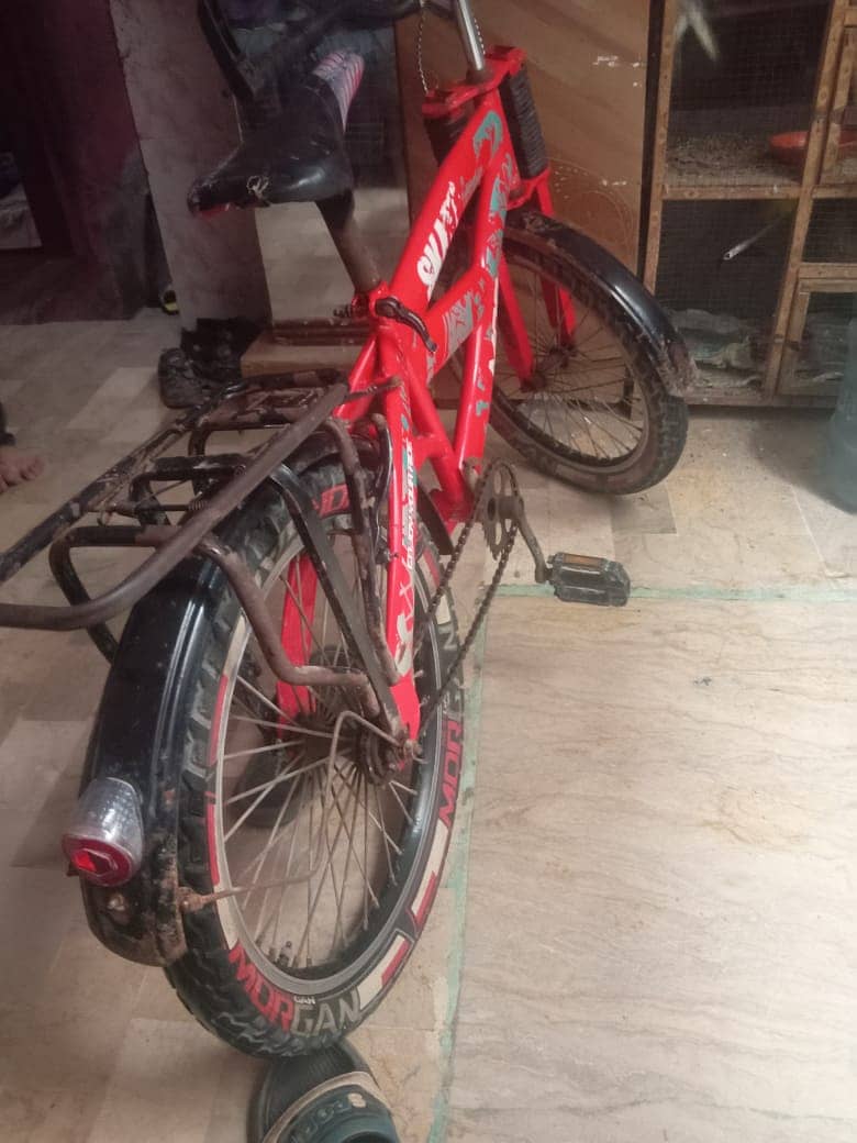 "I bought a normal bicycle 6 months ago. " 6