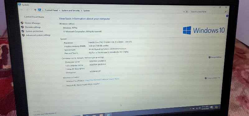 dell laptop core i5 6th generetion with 300GB harddisk . 8gb Ram . 6