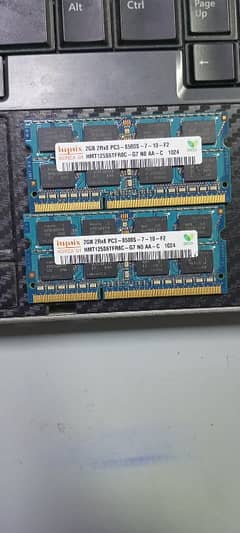 2gb DDR3 Rams for Laptop 2piece