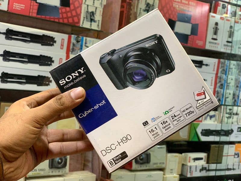 digital camera sony DSC_H90 new box pak WhatsApp number 03212306356 3