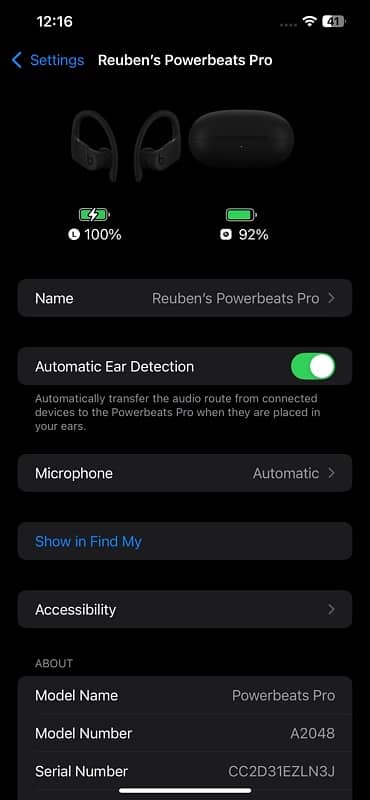 Reuben’s Powerbeats Pro Original 5