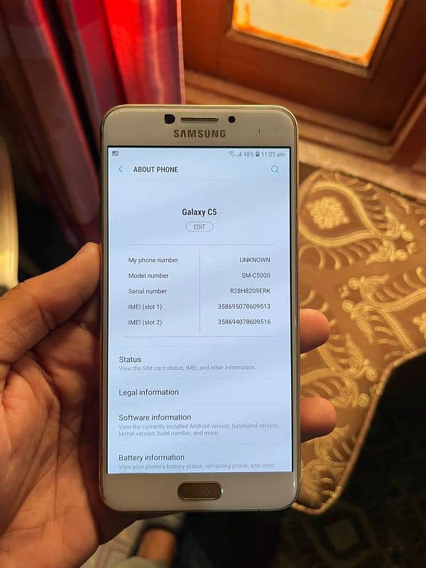 Samsung Galaxy C5     PTA approved 7