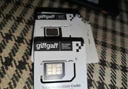 UK gifggaff sim available