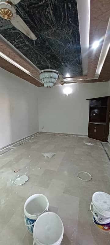 14marla 3beds DD TV lounge kitchen attached baths neat clean ground portion for rent in G 13 3 islamabad 2