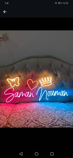 neon sign .