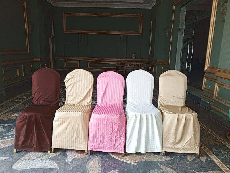 HIGH BACK CHAIR COVERS IN DIFFERENT COLORS 4