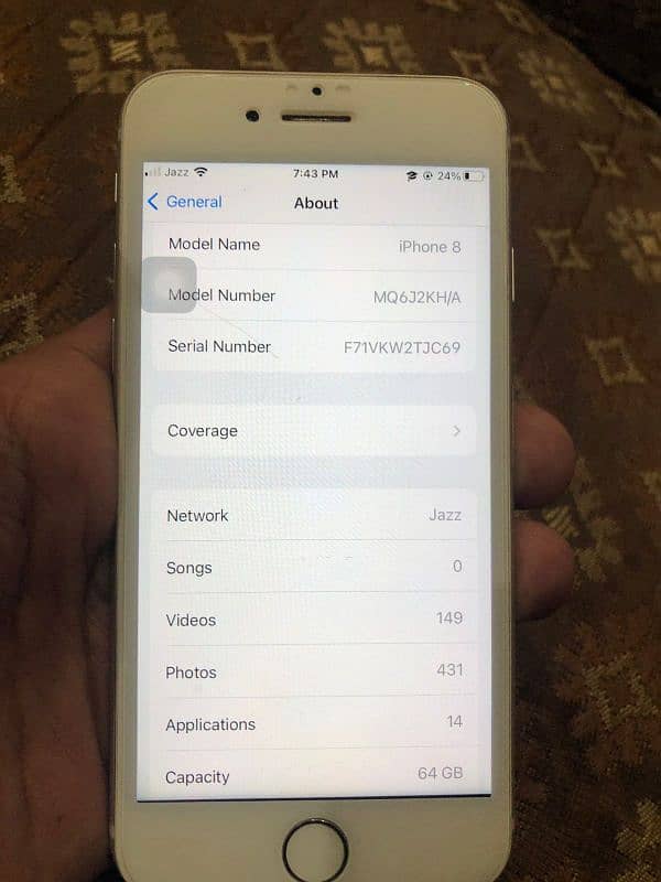 iphone 8 PTA APPROVE 64gb+iphone 4s 64gb non pta 9