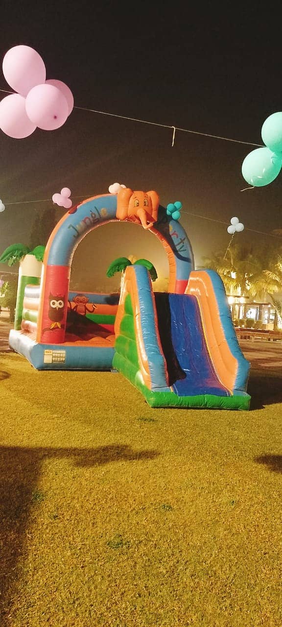 jumping castle with slide 2