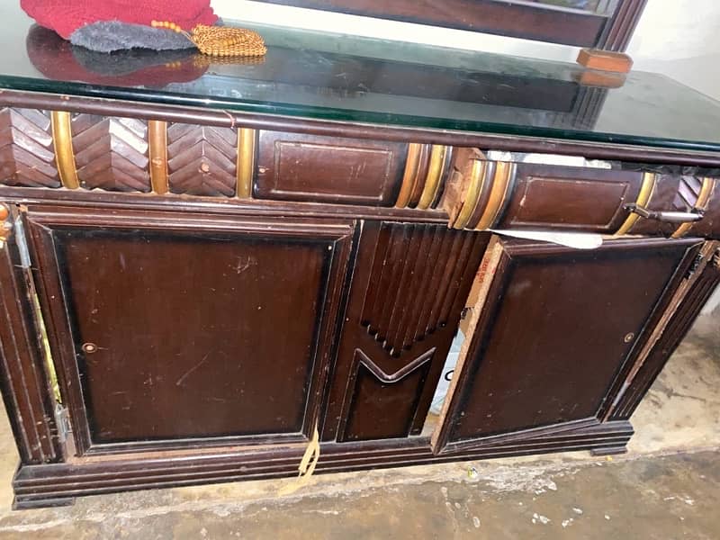 Mirror Table with drawers 2