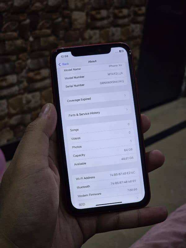 IPHONE XR 64GB JV [SIM WORKING WITH JV] 8